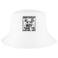 Birthday Boy Time To Level Up Funny Birthday Gamer Cool Comfort Performance Bucket Hat