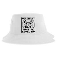 Birthday Boy Time To Level Up Funny Birthday Gamer Sustainable Bucket Hat