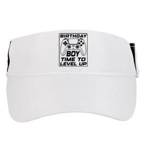 Birthday Boy Time To Level Up Funny Birthday Gamer Adult Drive Performance Visor