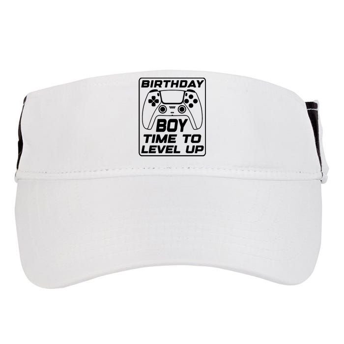 Birthday Boy Time To Level Up Funny Birthday Gamer Adult Drive Performance Visor