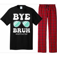 Bye Bruh Teacher Happy Last Day of School Hello Summer Funny Pajama Set