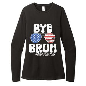 Bye Bruh Teacher Happy Last Day Of School Summer Womens CVC Long Sleeve Shirt