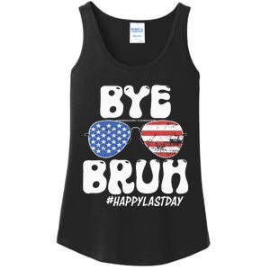 Bye Bruh Teacher Happy Last Day Of School Summer Ladies Essential Tank