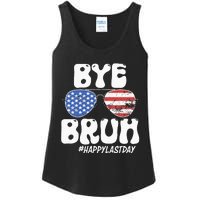 Bye Bruh Teacher Happy Last Day Of School Summer Ladies Essential Tank