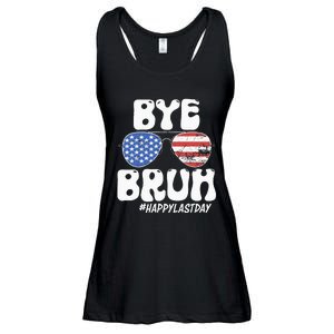 Bye Bruh Teacher Happy Last Day Of School Summer Ladies Essential Flowy Tank