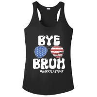 Bye Bruh Teacher Happy Last Day Of School Summer Ladies PosiCharge Competitor Racerback Tank