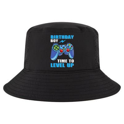 Birthday Boy Time To Level Up Video Game Boy Cool Comfort Performance Bucket Hat