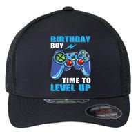 Birthday Boy Time To Level Up Video Game Boy Flexfit Unipanel Trucker Cap