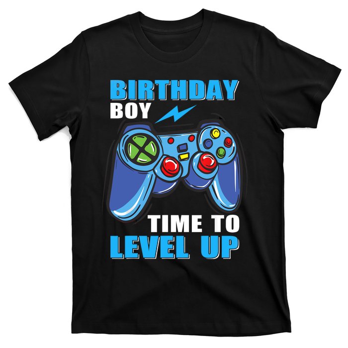 Birthday Boy Time To Level Up Video Game Boy T-Shirt