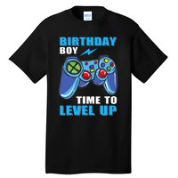 Birthday Boy Time To Level Up Video Game Boy Tall T-Shirt