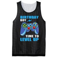 Birthday Boy Time To Level Up Video Game Boy Mesh Reversible Basketball Jersey Tank