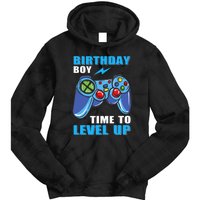 Birthday Boy Time To Level Up Video Game Boy Tie Dye Hoodie