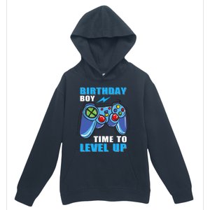 Birthday Boy Time To Level Up Video Game Boy Urban Pullover Hoodie