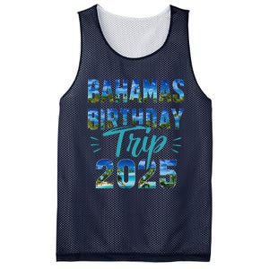 Bahamas Birthday Trip Vacation 2025 Party Cruise Crew Mesh Reversible Basketball Jersey Tank