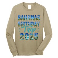 Bahamas Birthday Trip Vacation 2025 Party Cruise Crew Long Sleeve Shirt