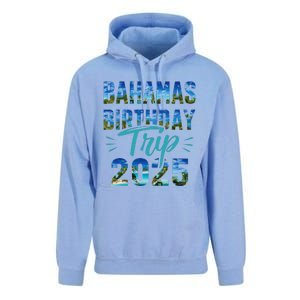 Bahamas Birthday Trip Vacation 2025 Party Cruise Crew Unisex Surf Hoodie