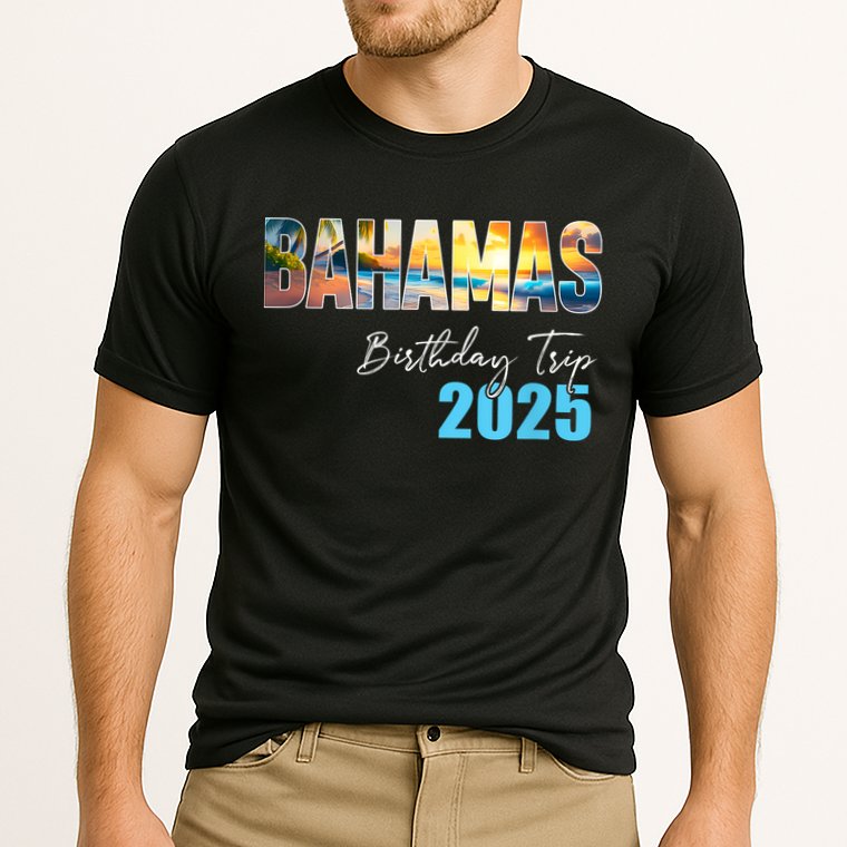 Bahamas Birthday Trip 2025 Vacation Party Crew Cruise Cooling Performance Crew T-Shirt