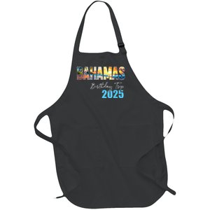 Bahamas Birthday Trip 2025 Vacation Party Crew Cruise Full-Length Apron With Pockets