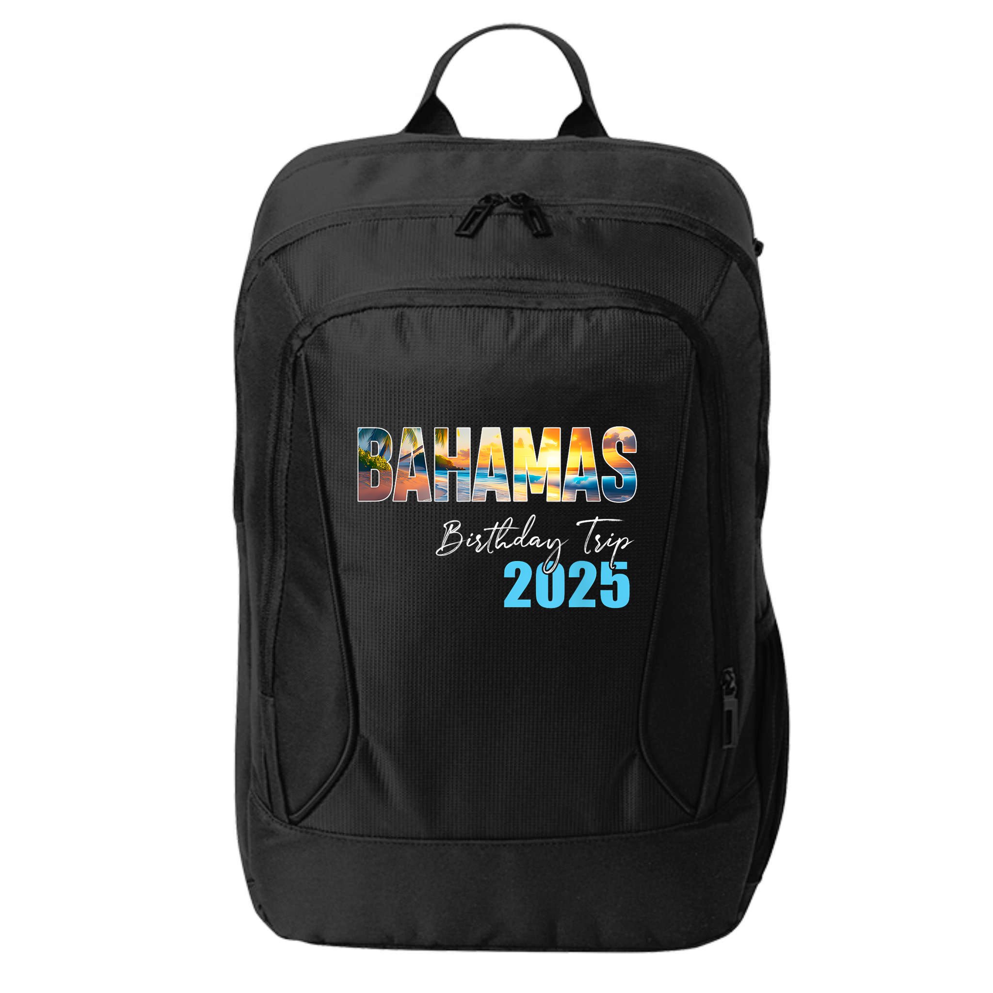 Bahamas Birthday Trip 2025 Vacation Party Crew Cruise City Backpack