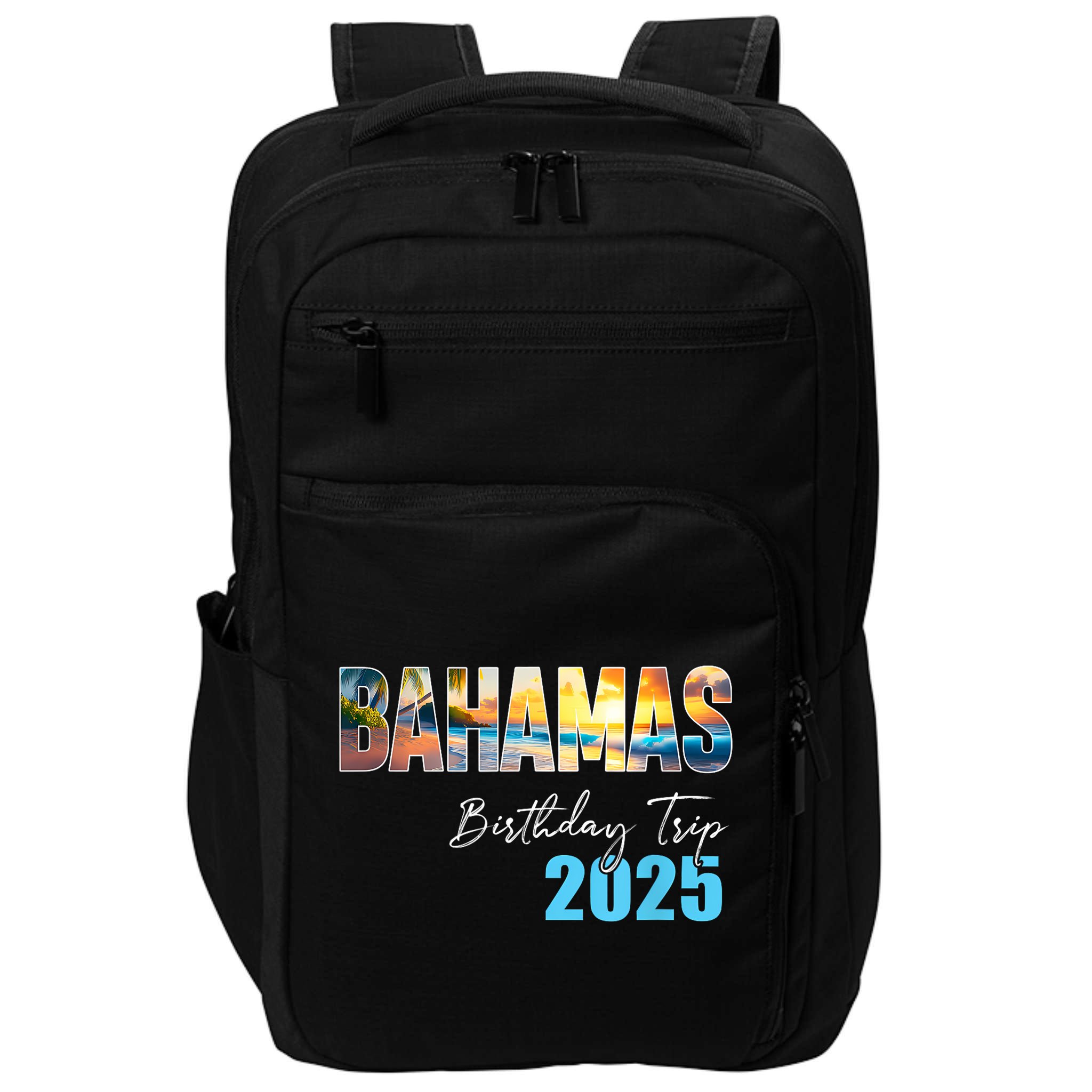 Bahamas Birthday Trip 2025 Vacation Party Crew Cruise Impact Tech Backpack