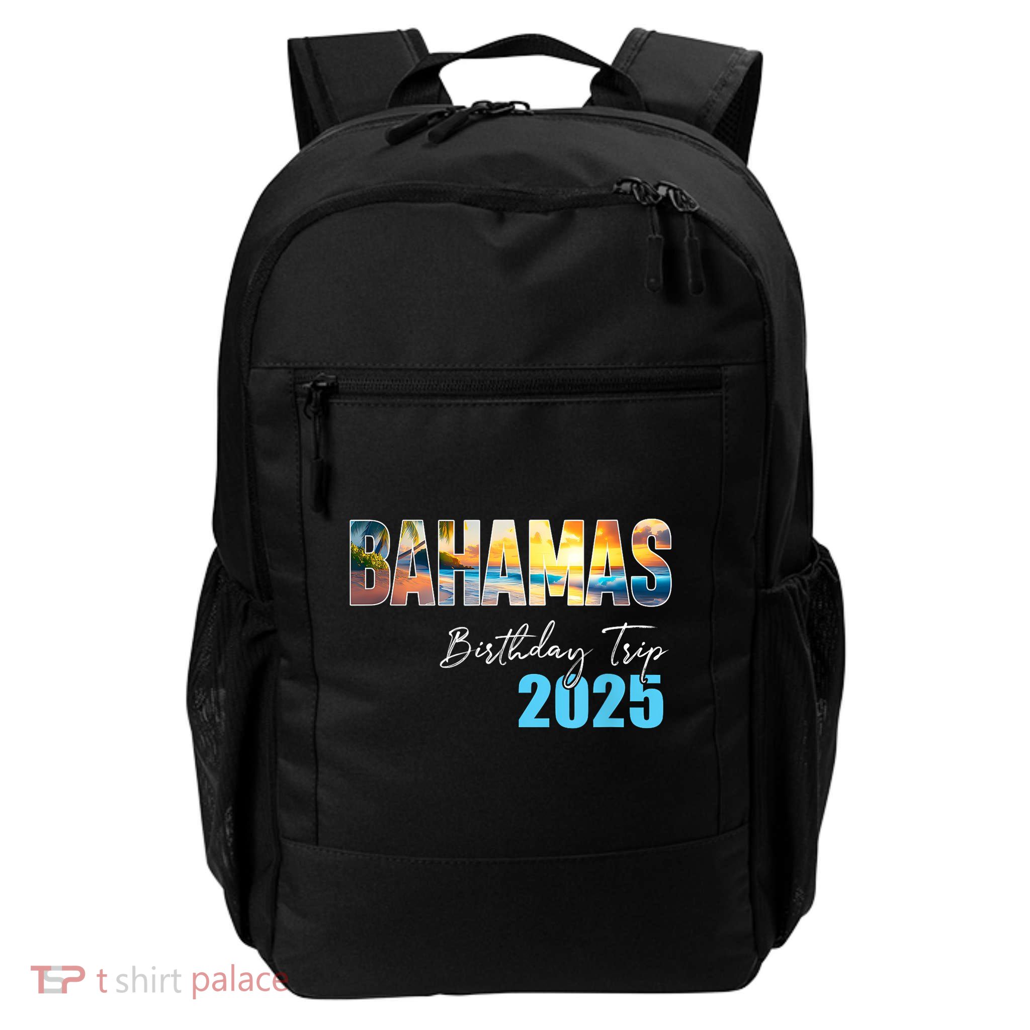 Bahamas Birthday Trip 2025 Vacation Party Crew Cruise Backpack