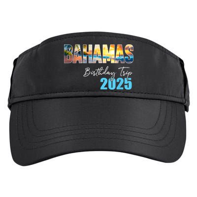 Bahamas Birthday Trip 2025 Vacation Party Crew Cruise Adult Drive Performance Visor