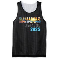 Bahamas Birthday Trip 2025 Vacation Party Crew Cruise Mesh Reversible Basketball Jersey Tank