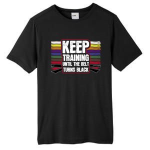 Black Belt Training Martial Arts Taekwondo Gift Idea Great Gift Tall Fusion ChromaSoft Performance T-Shirt