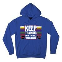 Black Belt Training Martial Arts Taekwondo Gift Idea Great Gift Tall Hoodie