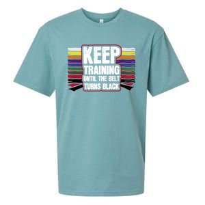 Black Belt Training Martial Arts Taekwondo Gift Idea Great Gift Sueded Cloud Jersey T-Shirt