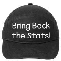 Bring Back The Stats 7-Panel Snapback Hat