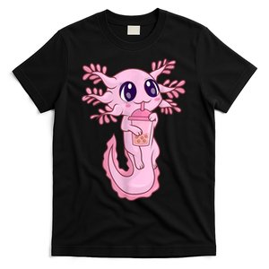 Bubble Boba Tea   Girls, Kawaii Anime Axolotl T-Shirt