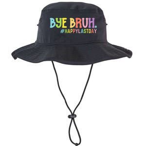 Bye Bruh Teacher Happy Last Day of School Hello Summer Funny Legacy Cool Fit Booney Bucket Hat