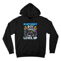 Birthday Boy Time To Level Up Video Game Birthday Gift Boy Hoodie