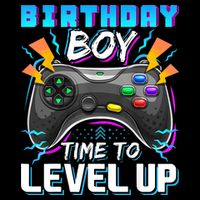 Birthday Boy Time To Level Up Video Game Birthday Gift Boy Tall T-Shirt