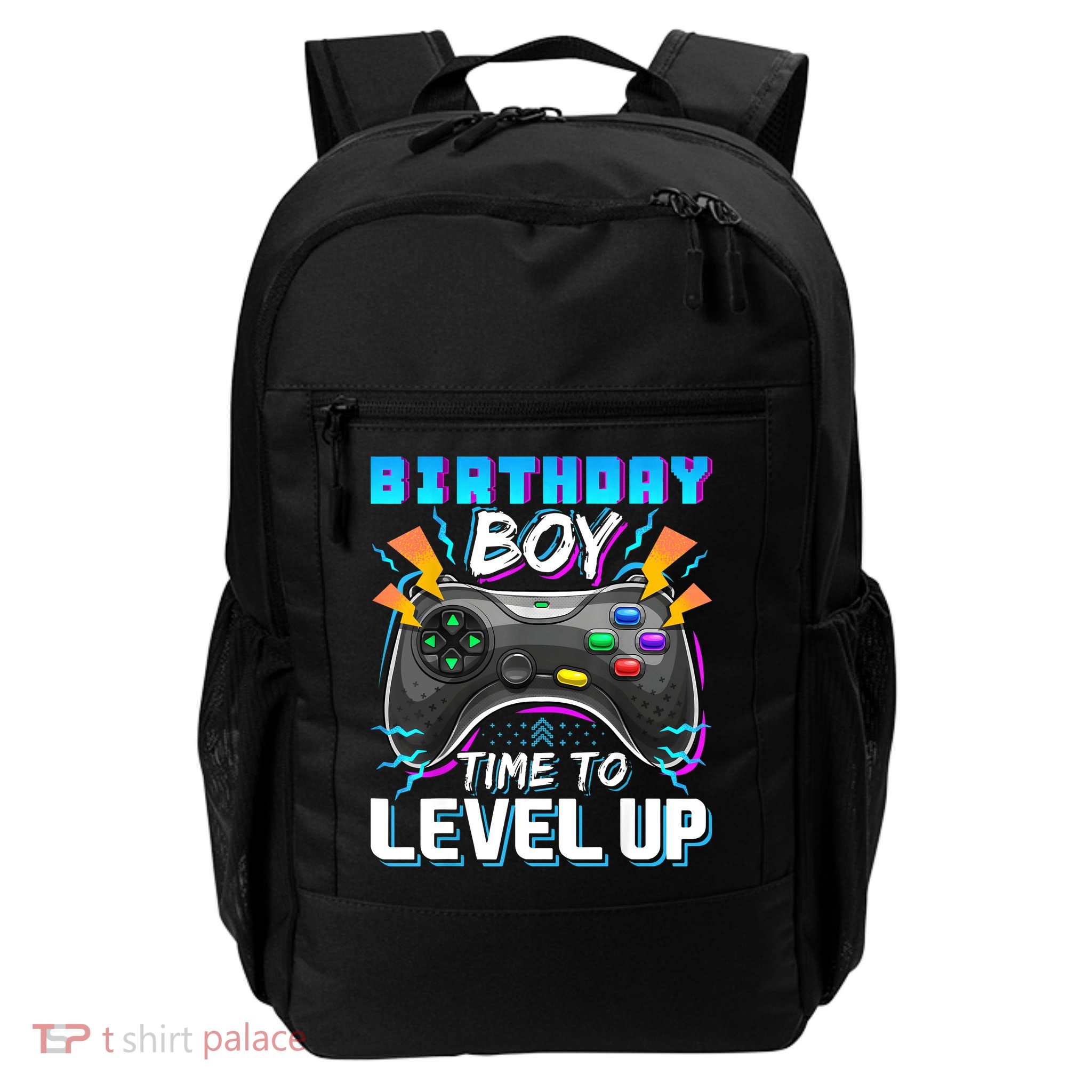 Birthday Boy Time To Level Up Video Game Birthday Gift Boy Backpack