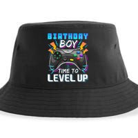 Birthday Boy Time To Level Up Video Game Birthday Gift Boy Sustainable Bucket Hat