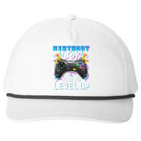 Birthday Boy Time To Level Up Video Game Birthday Gift Boy Snapback Five-Panel Rope Hat