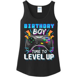 Birthday Boy Time To Level Up Video Game Birthday Gift Boy Ladies Essential Tank