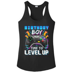 Birthday Boy Time To Level Up Video Game Birthday Gift Boy Ladies PosiCharge Competitor Racerback Tank