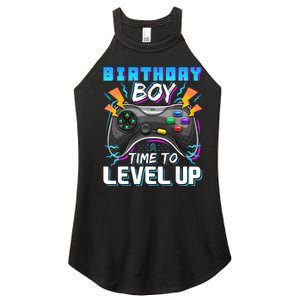 Birthday Boy Time To Level Up Video Game Birthday Gift Boy Women's Perfect Tri Rocker Tank