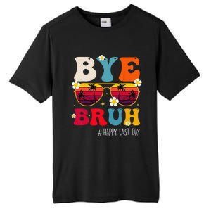 bye bruh teacher happy last day of school Tall Fusion ChromaSoft Performance T-Shirt