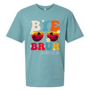 bye bruh teacher happy last day of school Sueded Cloud Jersey T-Shirt