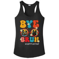 Bye Bruh Teacher Happy Last Day of School Hello Summer Funny Ladies PosiCharge Competitor Racerback Tank