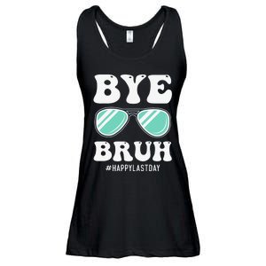 Bye Bruh Teacher Happy Last Day of School Hello Summer Funny Ladies Essential Flowy Tank