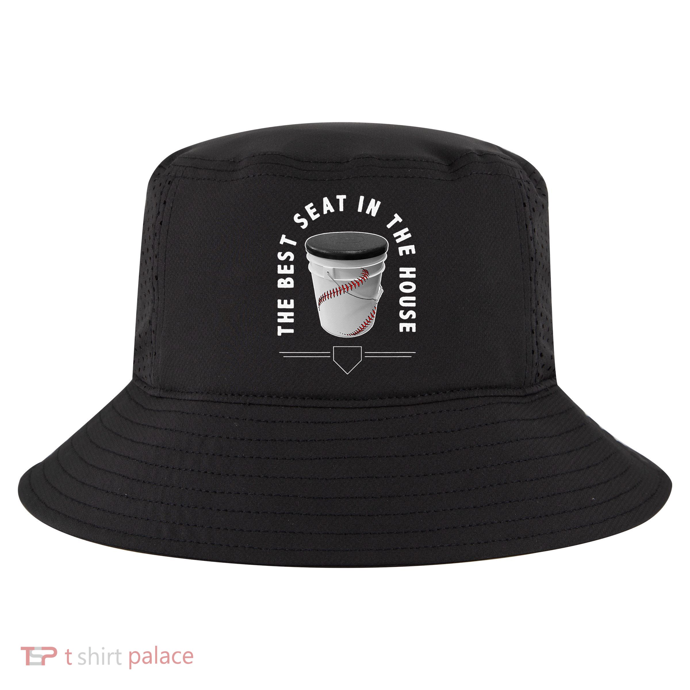 Baseball Bucket The Best Seat In The House Sports Cool Comfort Performance Bucket Hat