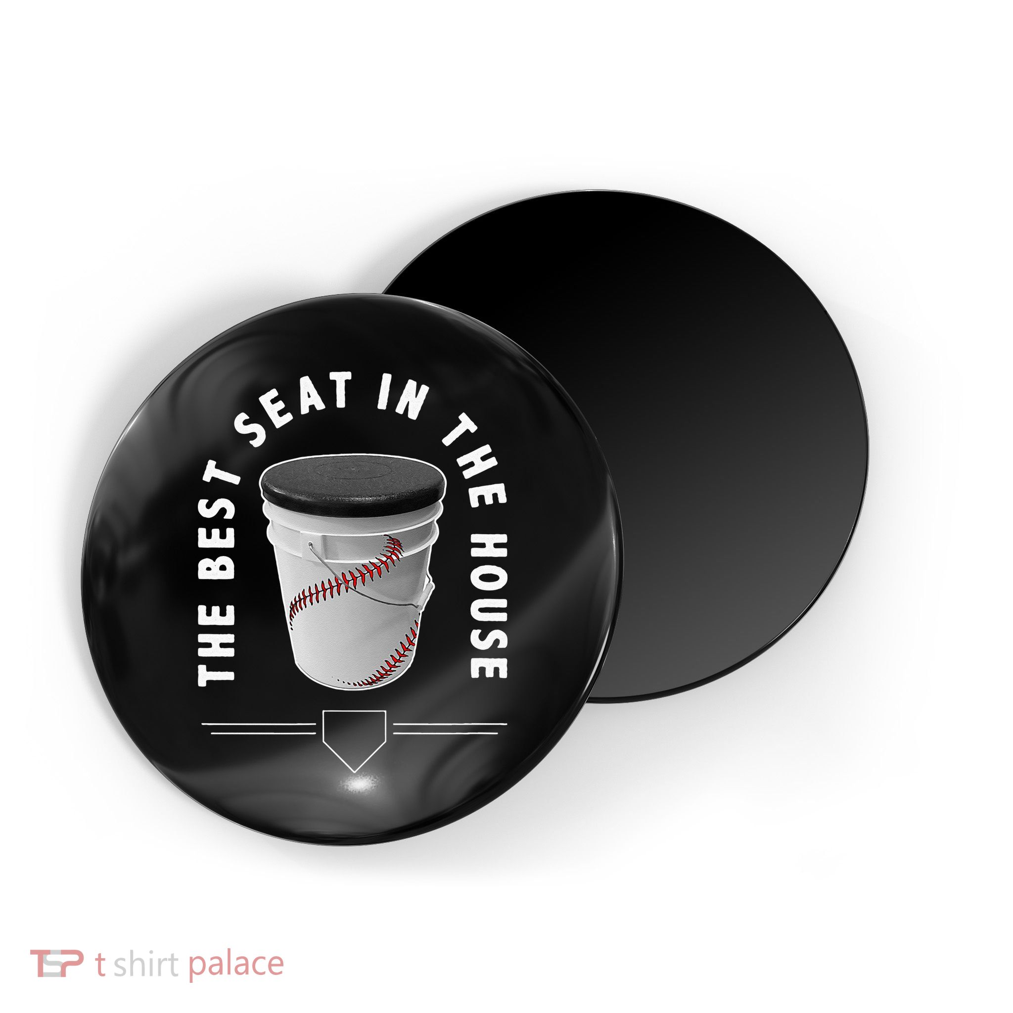 Baseball Bucket The Best Seat In The House Sports Magnet