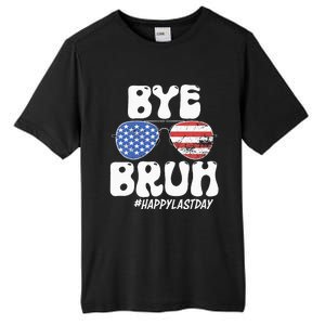 Bye Bruh Teacher Happy Last Day Of School Summer Tall Fusion ChromaSoft Performance T-Shirt