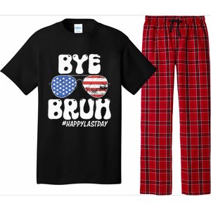 Bye Bruh Teacher Happy Last Day Of School Summer Pajama Set