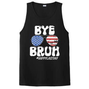 Bye Bruh Teacher Happy Last Day Of School Summer PosiCharge Competitor Tank